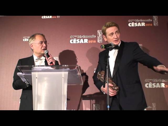 Benoît Magimel César 2016 du Meilleur Acteur dans un Second Rôle dans la tête haute