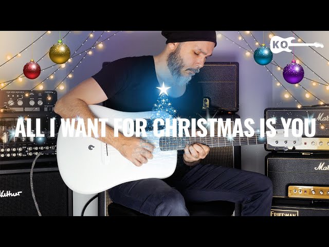 Mariah Carey - All I Want for Christmas Is You - Acoustic Guitar Cover by Kfir Ochaion - LAVA ME 4