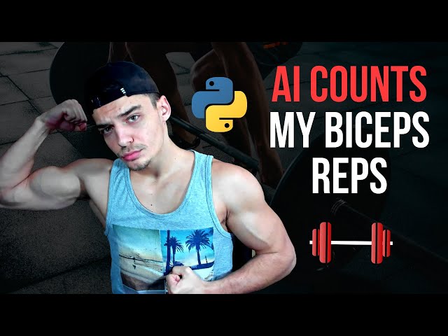 Counting My Bicep Curl Reps in Python with AI