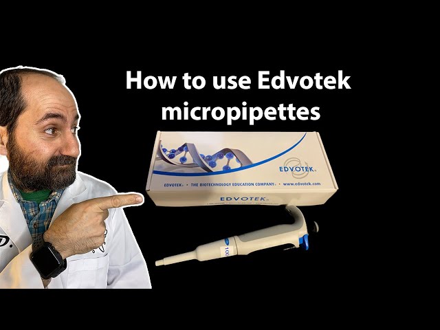 How to use Edvotek micropipettes!