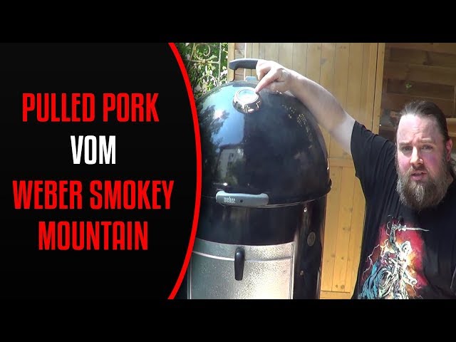 Pulled Pork vom Weber Smokey Mountain
