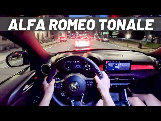 2023 Alfa Romeo Tonale | POV NIGHT DRIVE