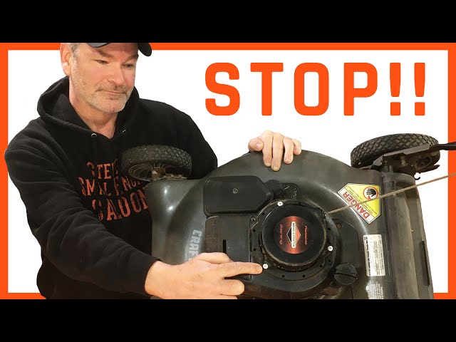 Do NOT Drill The Rivets Out Of Your Lawn Mower (Here's Why)