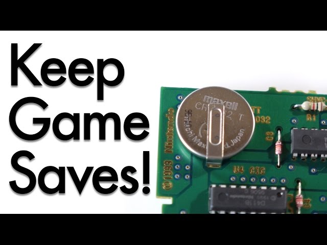 Replace Your Game Cart Batteries (Without Losing Your Saves)!