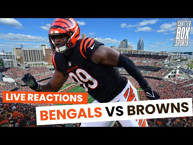CINCINNATI BENGALS vs CLEVELAND BROWNS INSTANT REACTION NFL LIVE Stream: CBox Bengals Week 18