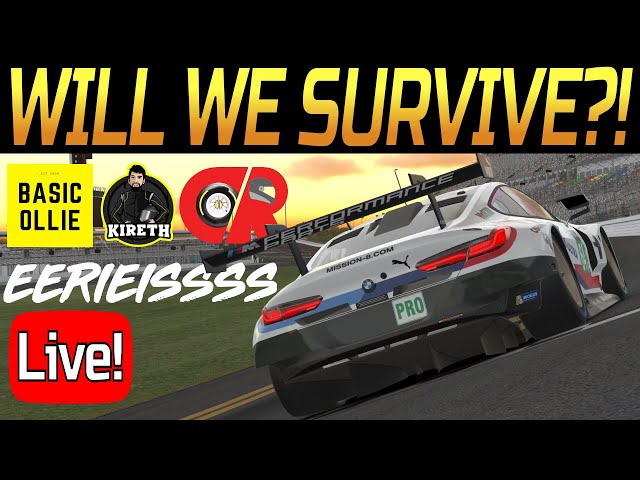 🔴iRacing - WE DID IT!!! The Daytona 24 Hours With EERIEISSSS, Basic Ollie And Charlie Rosco!