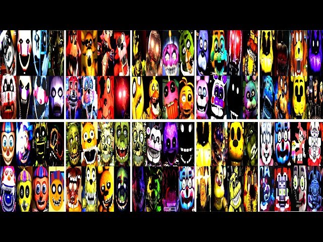 Puppet, Freddy, Bonnie, Chica, BB, Golden Freddy, Baby & more || 400+ JUMPSCARES