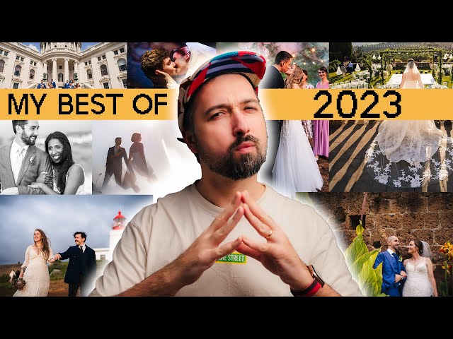 My BEST OF 2023 Wedding Photos - Year in Review Post Breakdown