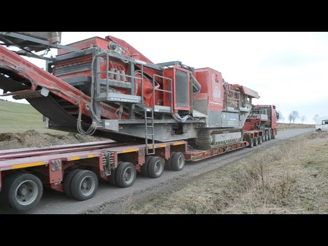 The process of transporting and installing amazingly huge equipment