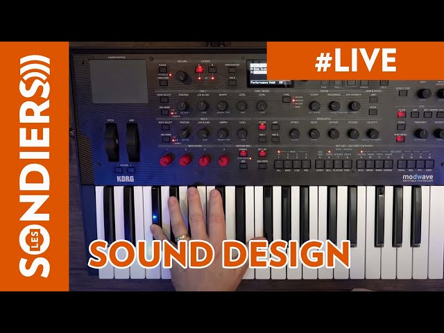Sound Design live avec le KORG Modwave - Le live du dimanche soir