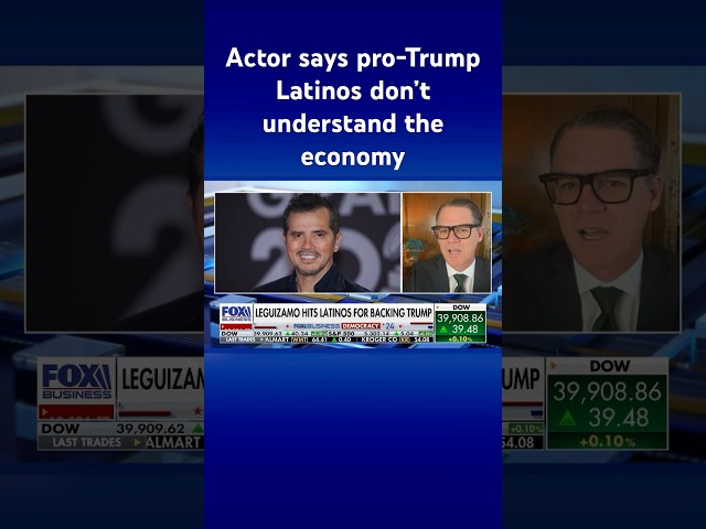 Actor John Leguizamo implies pro-Trump Latinos don’t understand the economy #shorts