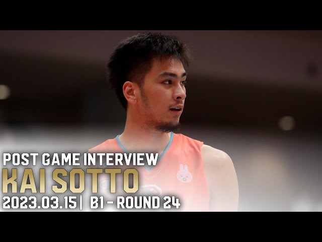 Kai Sotto talks after home debut | HIROSHIMA vs KYOTO Postgame Interview | 3.15.2023 | B.LEAGUE