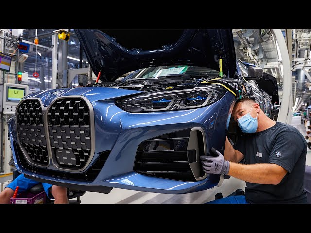 2021 BMW 4 Series Coupé Production at BMW Group Plant Dingolfing
