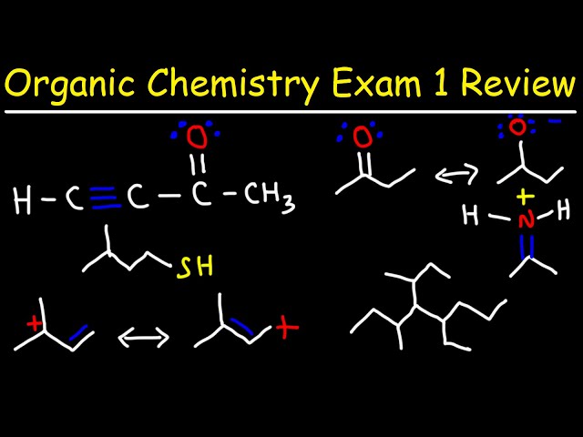 Organic Chemistry Exam 1 Review - Membership