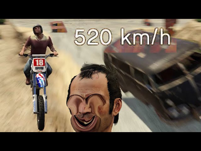When Trevor fell in love with the feeling of instant takeoff speed！In traffic at a speed of 99999!