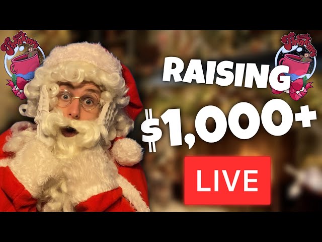 RAISING MONEY FOR THANKMAS LIVE! Playing Games and Collecting Donations!