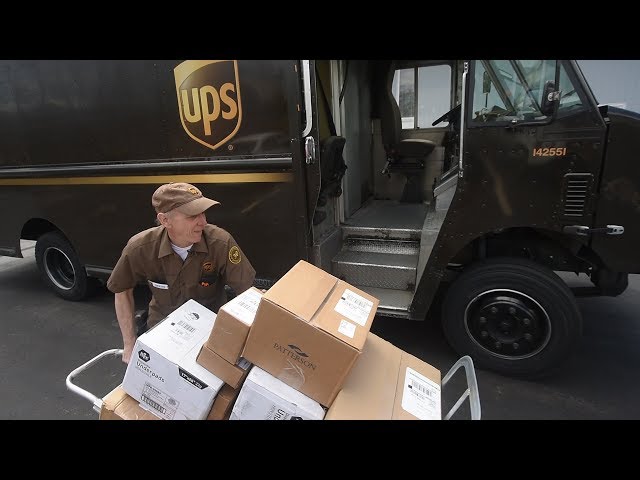 A UPS driver finds the end of his route
