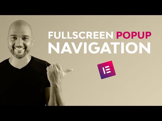 Elementor Popups Fullscreen Navigation Tutorial
