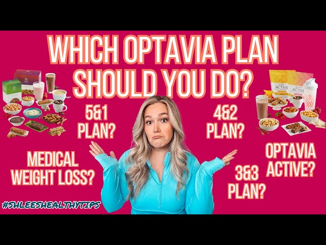 WHICH OPTAVIA PLAN SHOULD I DO? HOW TO CHOOSE THE RIGHT OPTAVIA PLAN FOR YOUR HEALTH GOALS