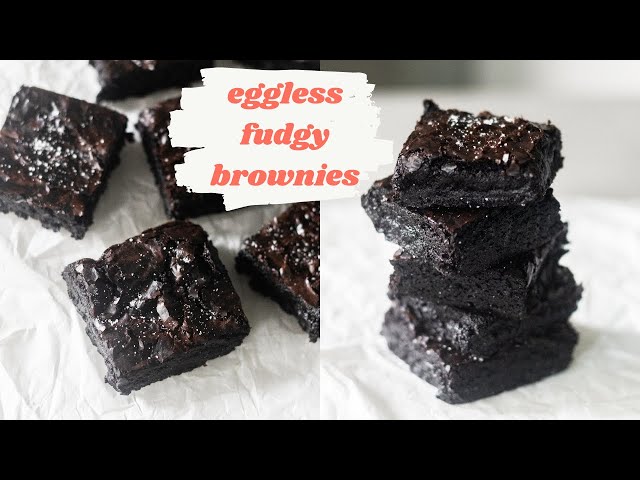 The Best Fudgy Chocolate Brownie Recipe | Easy Dessert Recipes | Eggless Dessert Recipes