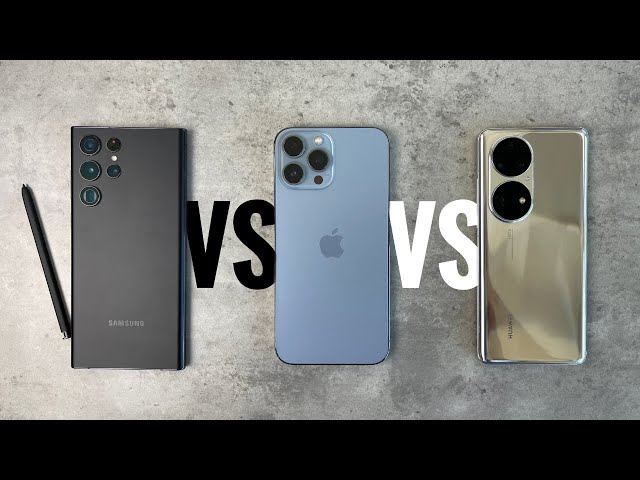 Samsung Galaxy S22 Ultra vs iPhone 13 Pro Max vs Huawei P50 Pro CAMERA COMPARISON