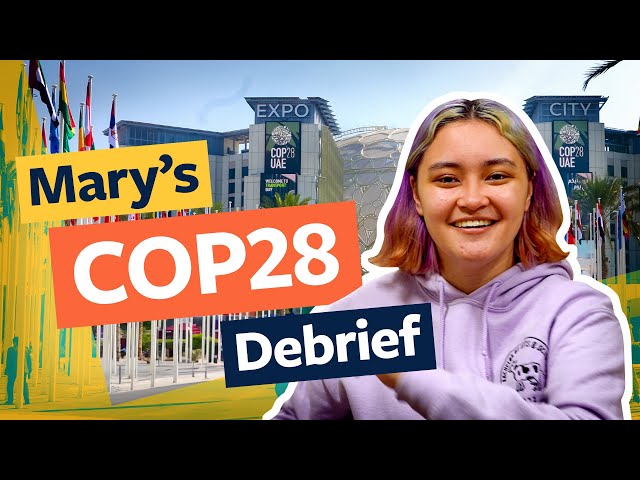Mary's COP28 debrief