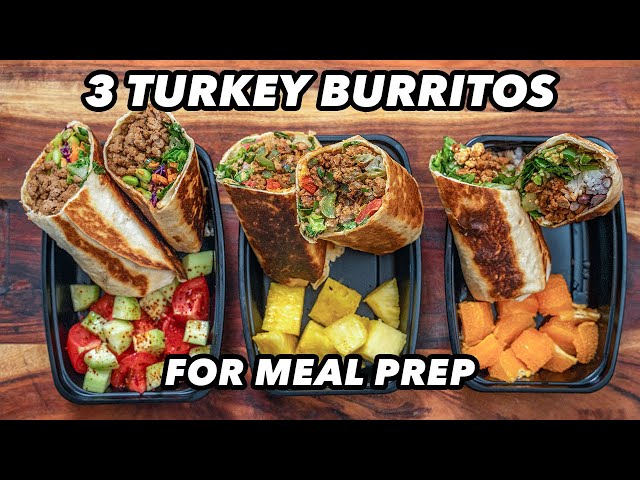 3 Tasty Burrito Recipes using Leftover Turkey