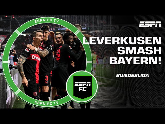 REACTION: Bayer Leverkusen SMASH title rivals Bayern Munich 3-0 | ESPN FC