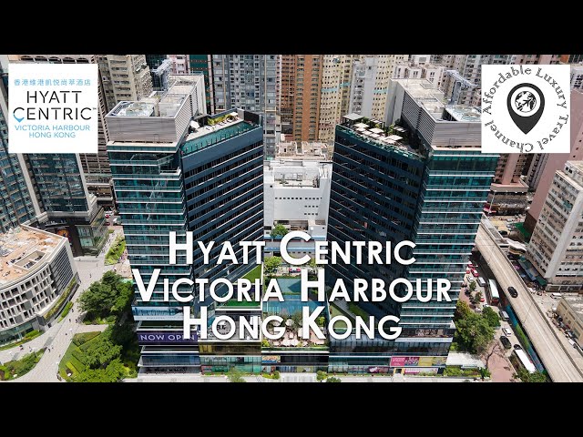 Hyatt Centric Victoria Harbour Hong Kong - The Most Affordable Luxury Hotel in Hong Kong (4K)