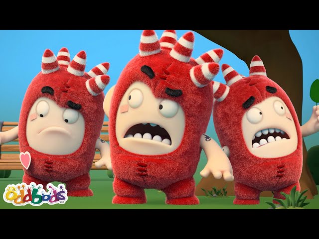 ODDBODS! | 💗 Sticker Stuck 💗 | NEW! | Best NEW Oddbods Full Episode | Funny Cartoons for Kids