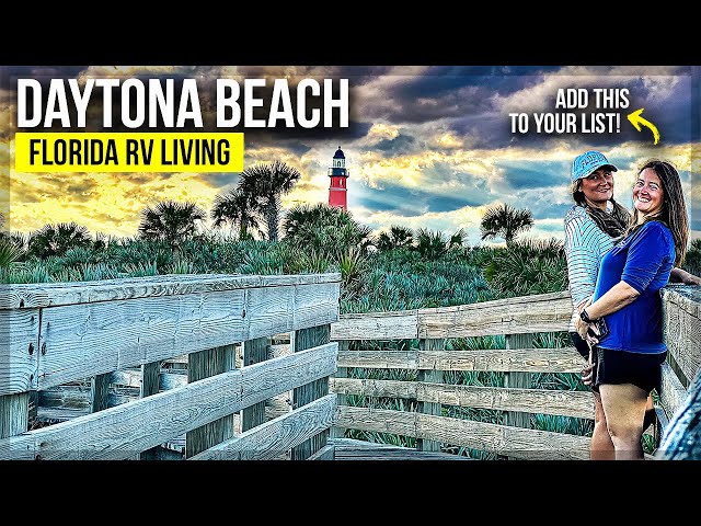 RV Living in Daytona Beach, Florida (Ponce Inlet & Lighthouse Tour)