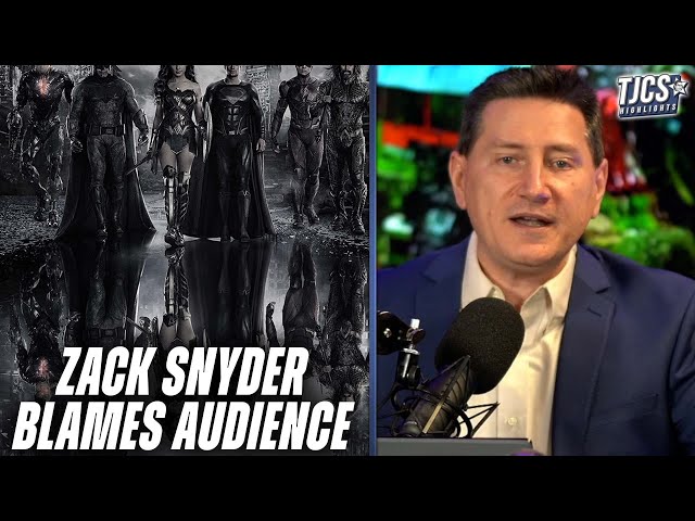 Zack Snyder Blames Audience For Not Understanding His DC Movies