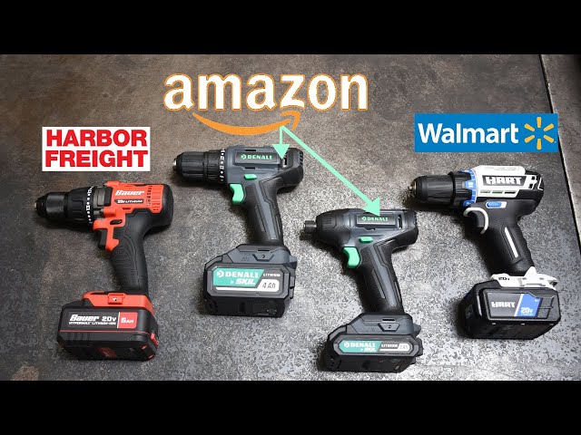 Seriously, AMAZON Released Their Own Power Tools? vs Same $ Walmart & HF
