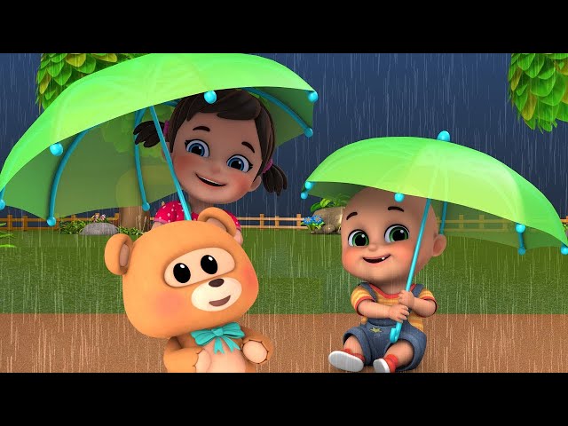 Rain, Rain Go Away | Baby playing at home | +More Nursery Rhymes & Kids Rhymes - Jugnu Kids