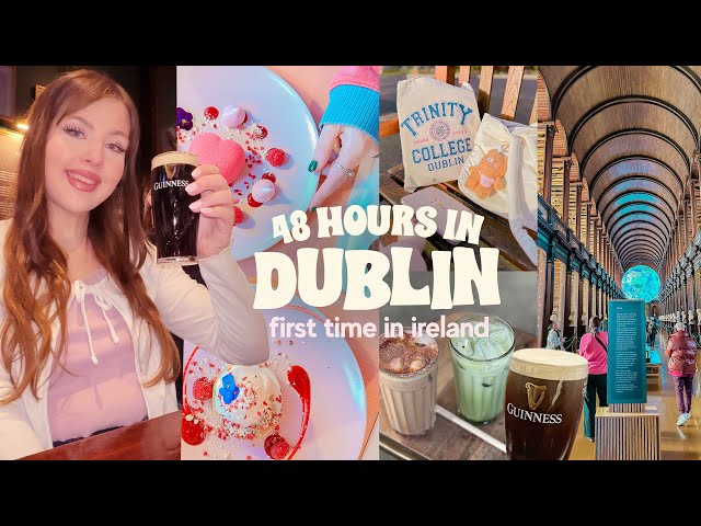 our first time in Ireland 🇮🇪 48 EPIC Hours in Dublin | Temple Bar Trinity College & Guinness