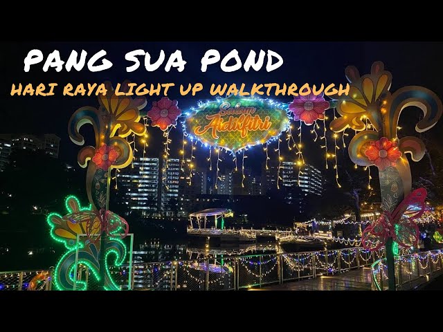 Pang Sua Pond Hari Raya Light Up Walkthrough At Bukit Panjang, Singapore | Hari Raya Singapore