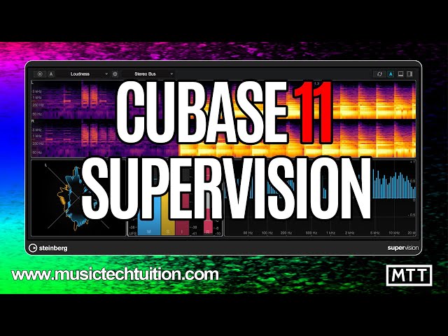 Cubase 11: Supervision Audio Visualisation Plugin