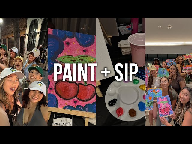 GIRLS NIGHT: sip and paint, paint roulette, wine + more!