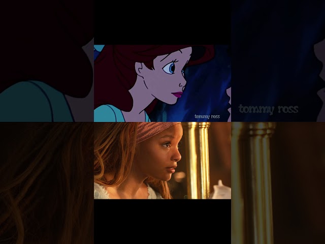 Live-action Ariel's resemblance to the animated character.  #thelittlemermaid #disney