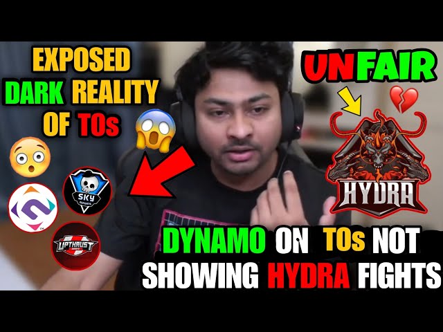Dynamo Exposed DARK REALITY of TOs 😳😱 Reply on TOs not Showing HYDRA Fights 😢🤔