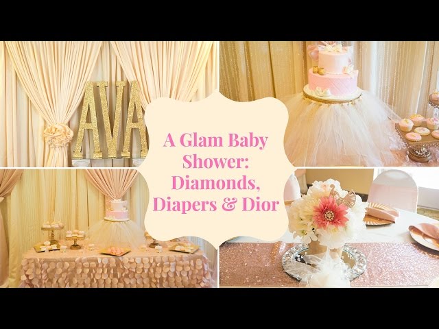 A Glam Baby Shower: Diamonds, Diapers & Dior