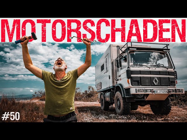 Engine broken! How bad is it? Expedition Truck Motorhome World Trip | VanLife Greece [50]