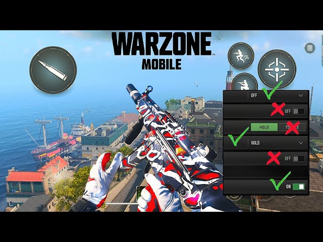 WARZONE MOBILE BEST SETTINGS & SENSITIVITY 🔥COPY & USE+CODE✅ | WARZONE MOBILE