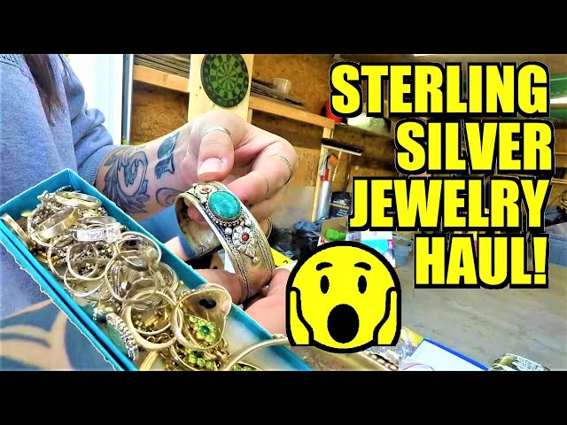 Ep317: INCREDIBLE REAL STERLING SILVER JEWELRY HAUL YOU WON'T BELIEVE!  🤯🤯🤯