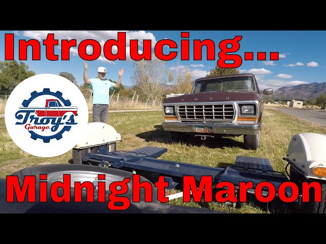 Ep.01 1979 Ford F250 Restoration - first start attempt and tow home #midnightmaroon