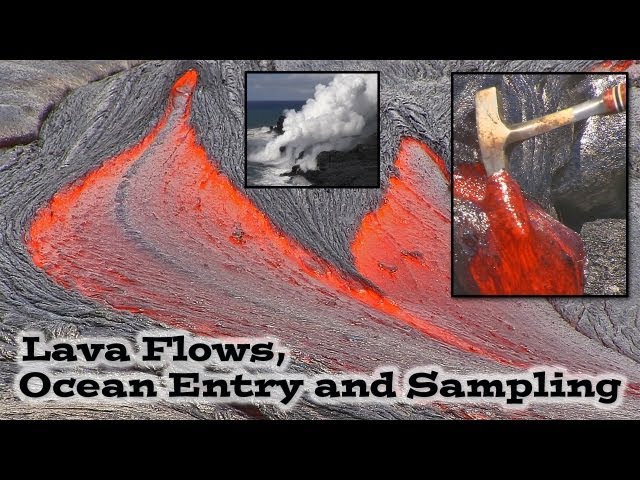 What is Lava? Hawaiian Volcanoes Molten Lava Flow