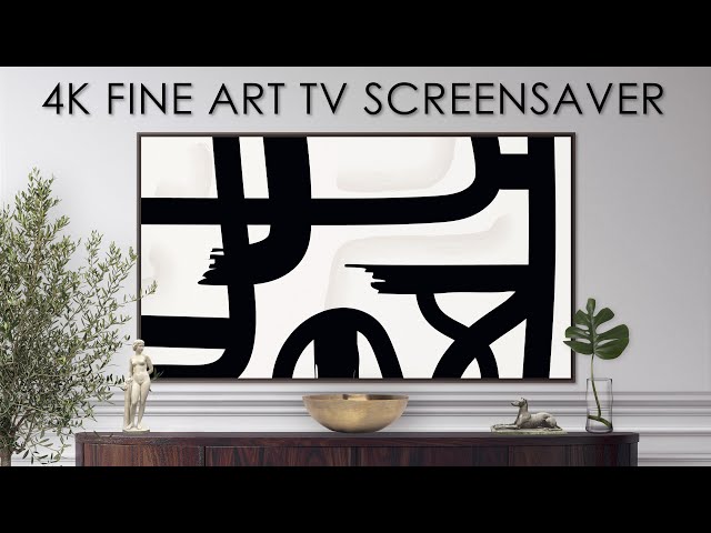 TV Art Screensaver Modern Art | Line Art | Vintage Art TV Background | 4K Fine Art for your TV