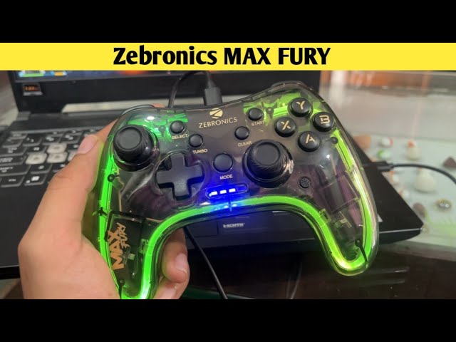 Zebronics MAX FURY Transparent RGB LED Illuminated Wired Gamepad | Unboxing And Review