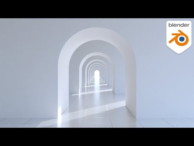 Endless HALLWAY Loop Animation In Blender 3D (Quick Tutorial)