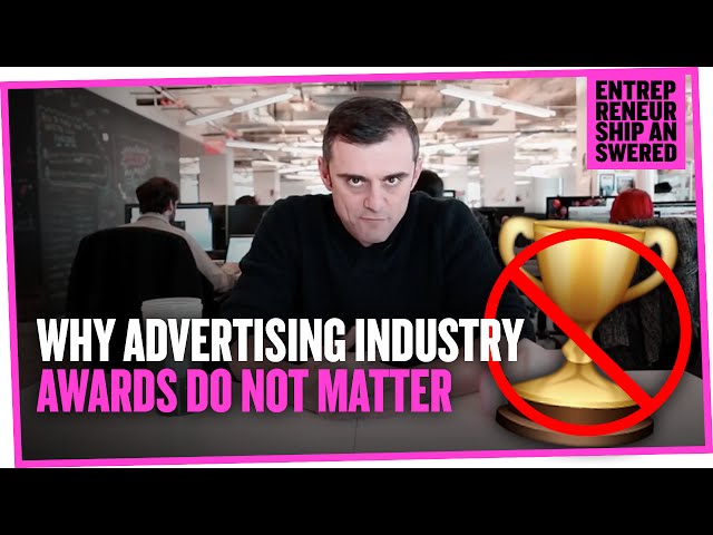 Why Advertising Industry Awards Do Not Matter